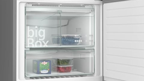 Siemens KG76NCXE0N 186x75 cm Alttan Donduruculu Black Inox Buzdolabı