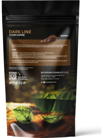 New Coffee DL500GR Dark Line 500GR Öğütülmüş Filtre Kahve