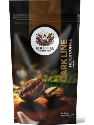 New Coffee DL500GR Dark Line 500GR Öğütülmüş Filtre Kahve