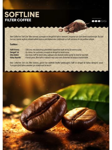 New Coffee SL500GR Soft Line 500GR Öğütülmüş Filtre Kahve