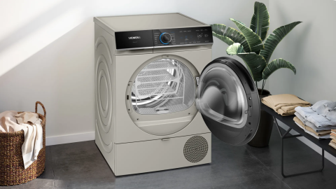 Siemens WQ45B2AXTR 9kg Isı Pompalı Gri Kurutma Makinesi