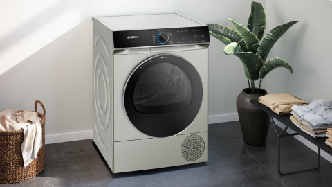 Siemens WQ45B2AXTR 9kg Isı Pompalı Gri Kurutma Makinesi