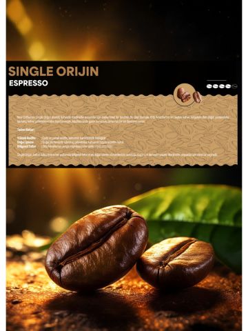 New Coffee SO500GR Single Origin 500 gr Espresso Çekirdek Kahve