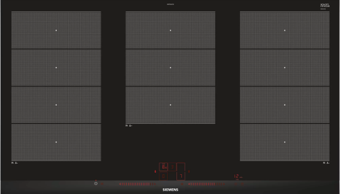 Siemens EX975LXC1E 90 cm Siyah Davlumbaz Entegreli İndüksiyonlu Ocak