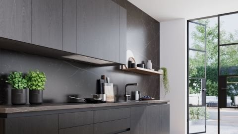 Siemens LB87NAC50 86 cm Paslanmaz Çelik Gömme Aspiratör