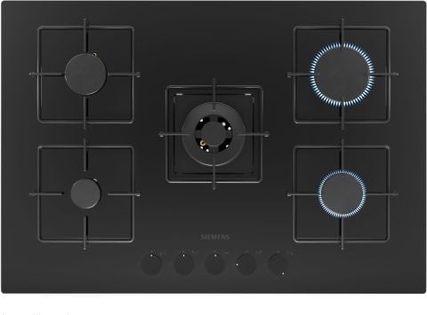 Siemens EN7B6QP30O 75 cm Siyah Gazlı Ocak