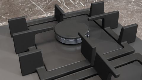 Siemens EN6B8NP40O 60 cm Antrasit Gri Gazlı Ocak