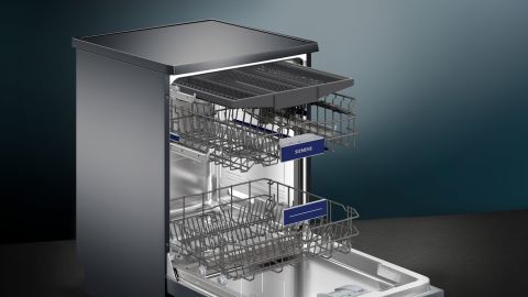 Siemens SN23IC62MT 5+1 Programlı Siyah Inox Solo Bulaşık Makinesi