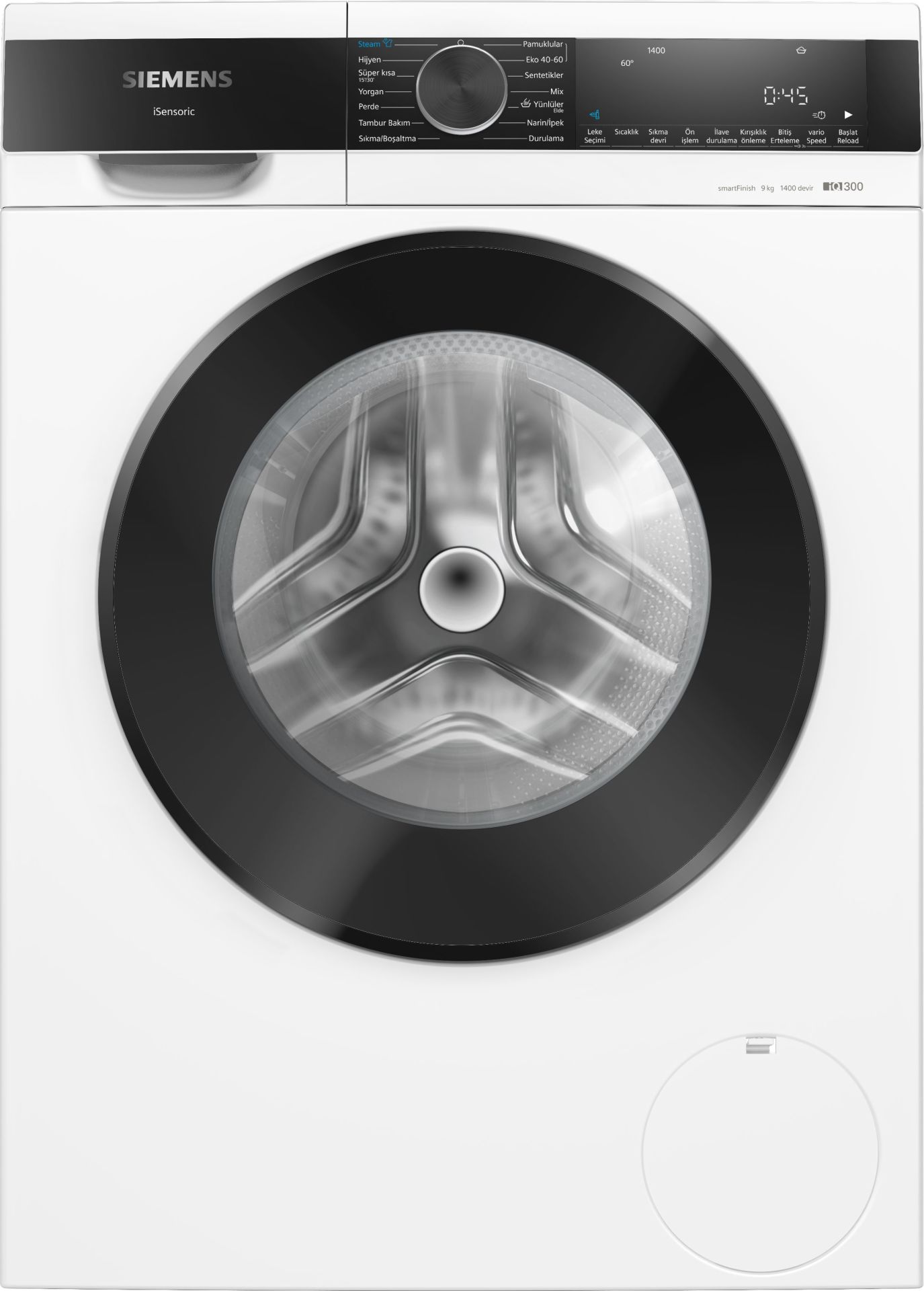 Siemens WG44A2Z1TR 9kg/1400 Devir Beyaz Çamaşır Makinesi