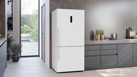 Siemens KG86PFWC0N 186x86 cm Alttan Donduruculu Beyaz Buzdolabı