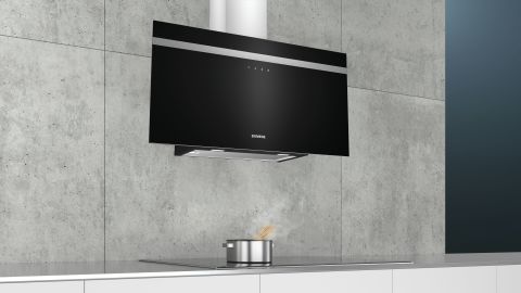 Siemens LC95FCJ60T 90 cm Siyah Duvar Tipi Davlumbaz
