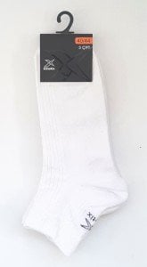 Kinetix Soket 3'lü Çorap Beyaz