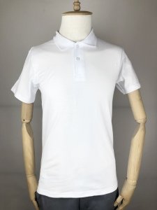 Beyaz Polo Yaka Tişört