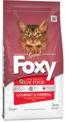 Foxy Gourmet Hairball Tüy Yumağı Kuzu Etli Kedi Maması 2kg