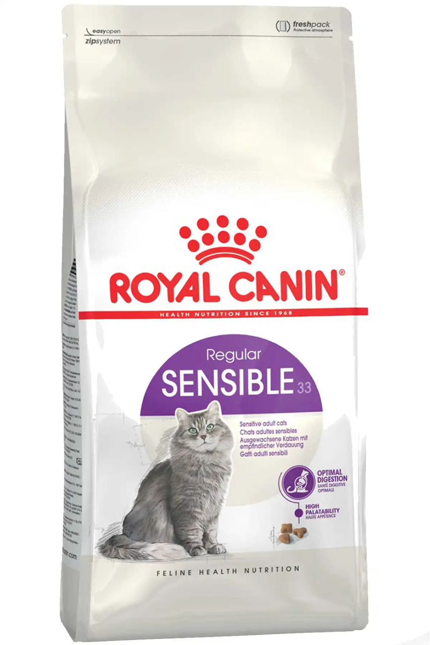 Royal Canin Sensible 33 Hassas Sindirim Sistemli Kediler için Yetişkin Kedi Maması 4kg