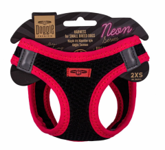 Doggie Havalı Dokuma Neon Serisi Küçük Irk Göğüs Tasması 2XS-26-30cm