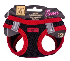 Doggie Havalı Dokuma Neon Serisi Küçük Irk Göğüs Tasması 3XS-22-26cm