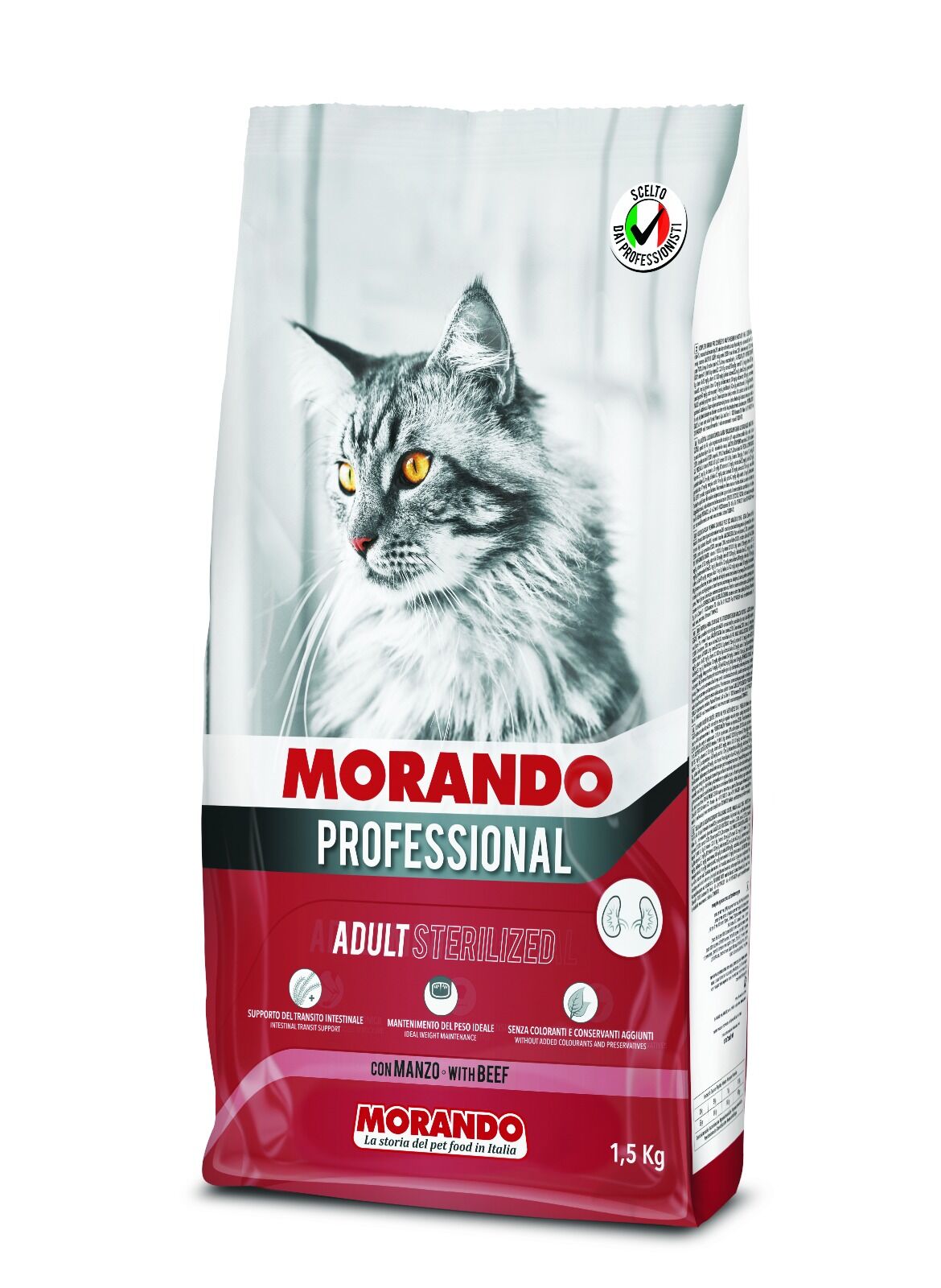 Morando Biftekli Kısır Kedi Maması 1.5kg