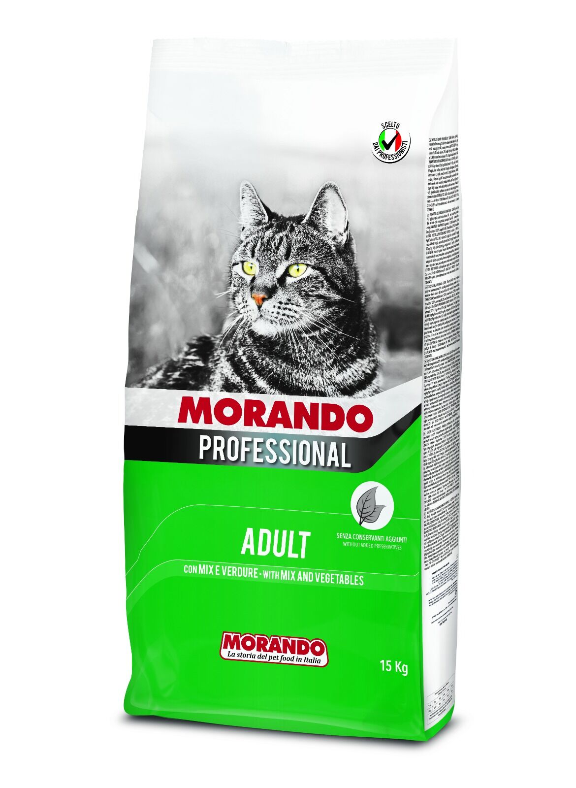 Morando Sebze Karışımlı Yetişkin Kedi Maması 15kg