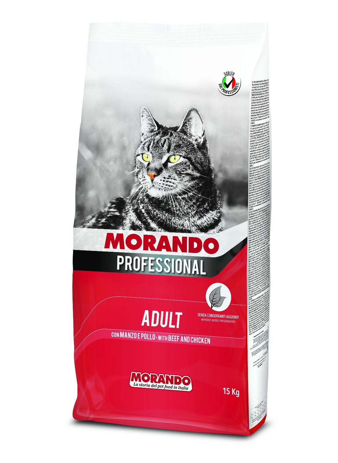 Morando Biftekli&Tavuklu Yetişkin Kedi Maması 15kg