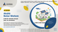 Fabrika Çatı Güneş Enerji Sistemleri-5 KW