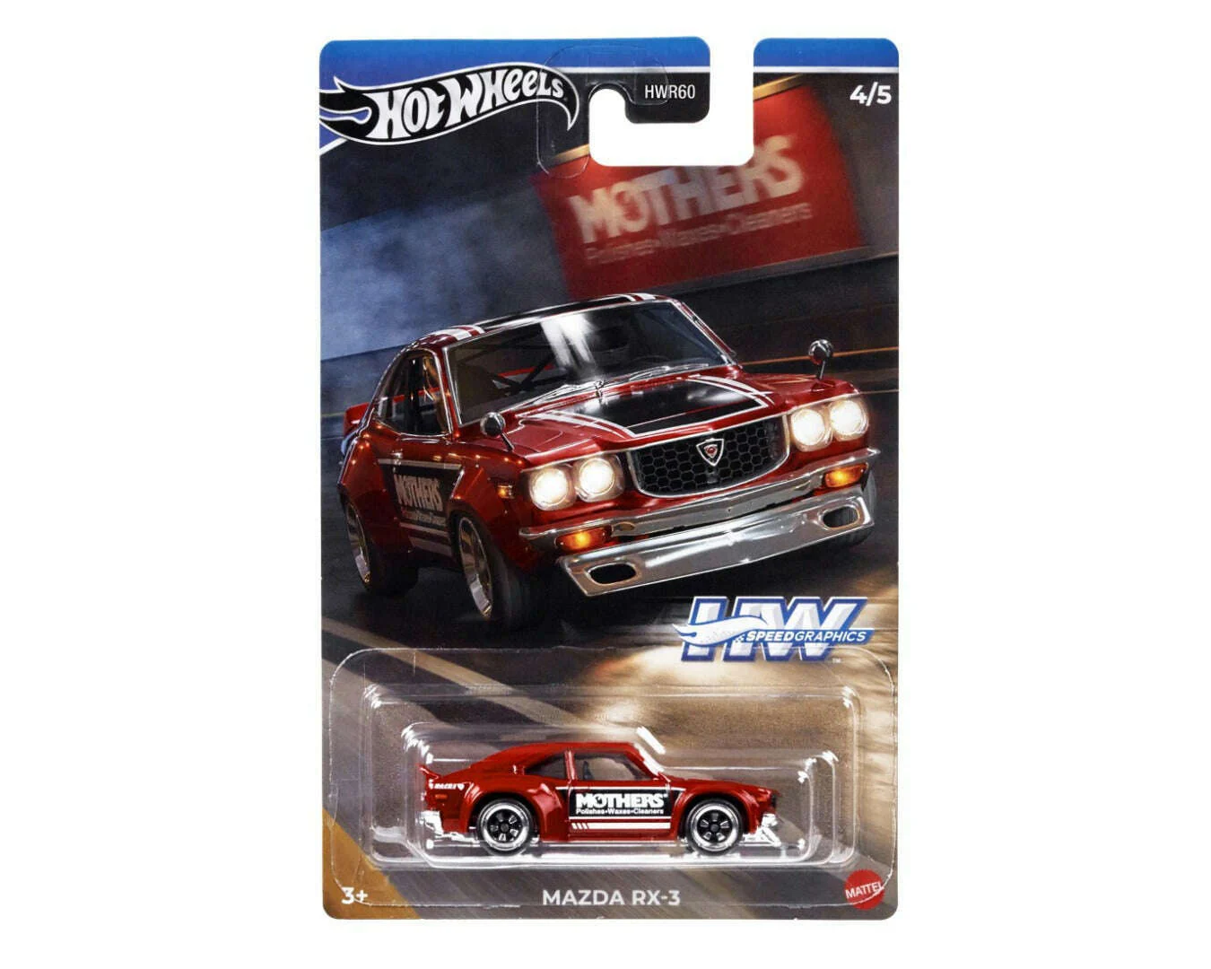 Hot Wheels Speed Graphics Serisi Uzun Kart Mazda RX-3