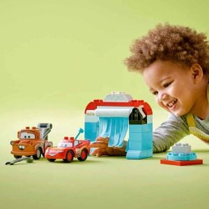 Lego Duplo Disney ve Pixar Arabalar Şimşek McQueen ve Mater'in Oto Yıkama Eğlencesi 29 Parça