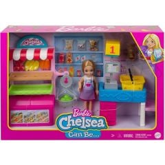 Barbie Chelsea Meslekleri Öğreniyor Market Çalışanı