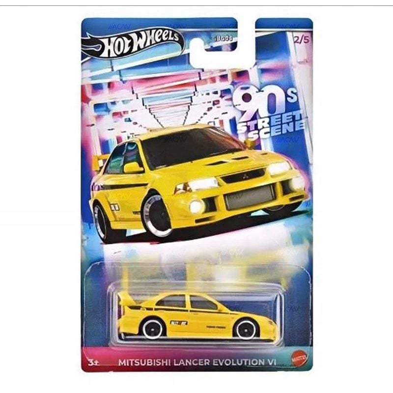 Hot Wheels 90's Street Scene Uzun Kart Mitsubishi Lancer Evo VI