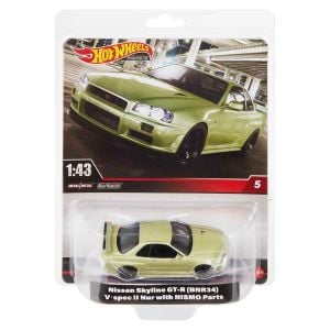 Hot Wheels Premium 1:43 Nissan Sykline GT-R (R34)