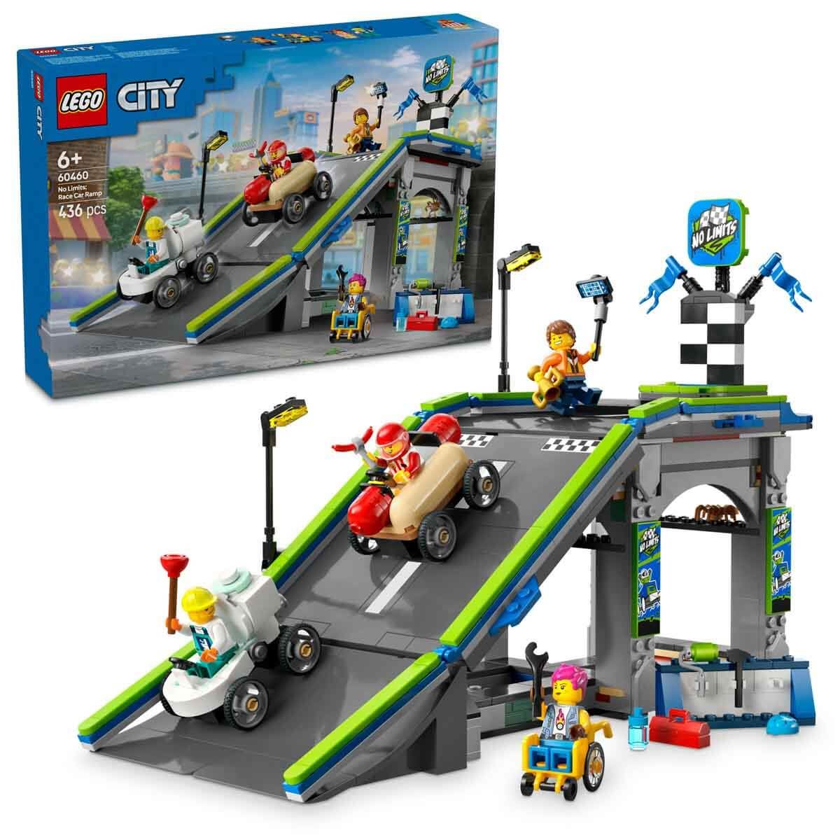 LEGO City Senin Kuralların: Yarış Arabası Rampa Parçası 60460