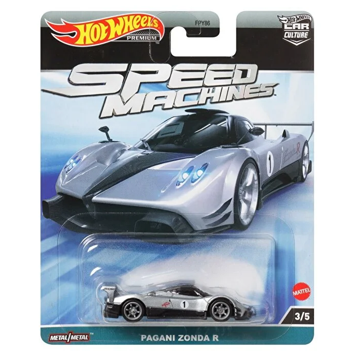 Hot Wheels Premium Arabalar Speed Machines Pagani Zonda R