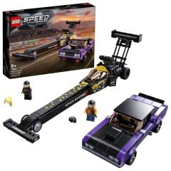 LEGO Speed Champions Mopar Dodge//SRT Top Fuel Dragster and 1970 Dodge Challenger