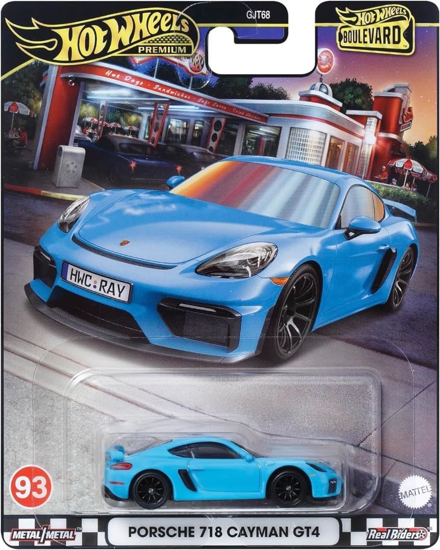 Hot Wheels Premium 2024 Boulevard Porsche 718 Cayman GT4