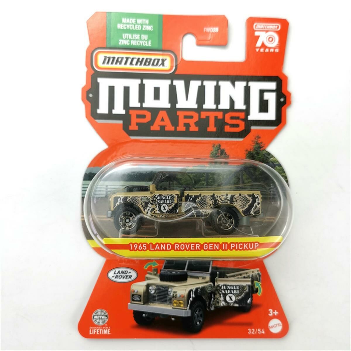 Matchbox Premium Açılır Parça Arabalar Serisi 1965 Land Rover Gen II Pickup