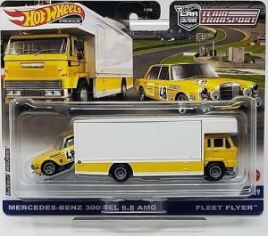 Hot Wheels Premium Team Transport Mercedes-Benz 300 Sel 6.8 AMG Fleet Flyer