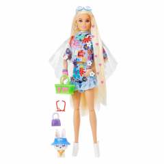 Barbie Extra Mavi Etekli Bebek