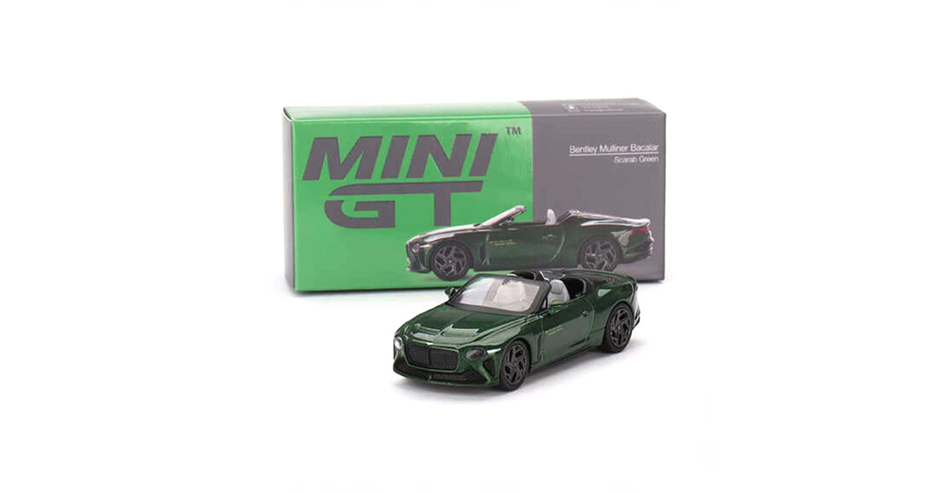 Mini GT 1:64 Bentley Mulliner Bacalar Scarab Green