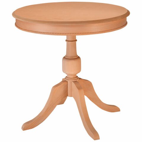 Roys Ahşap 2538 Masif Ham 70 Cm Yuvarlak Nar Fiskos