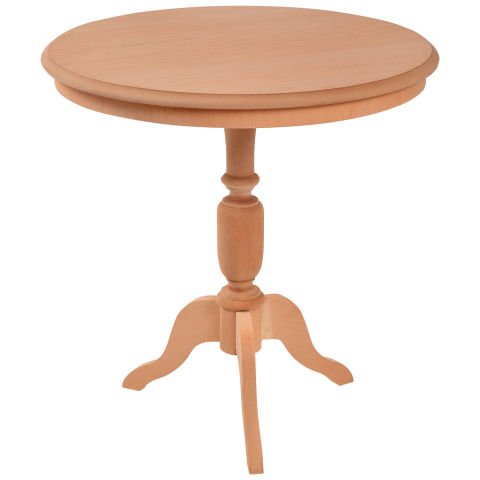 Roys Ahşap 2536 Masif Ham 60 Cm Yuvarlak Eko Fiskos