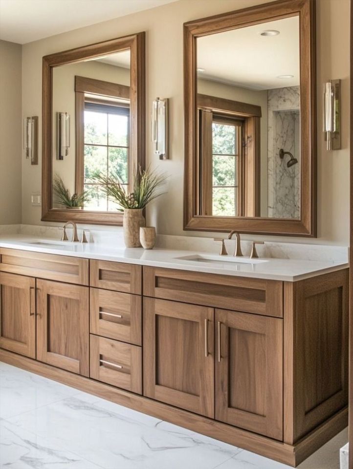 Roys Ahşap 145 Özel İmalat Modern Banyo Ünitesi