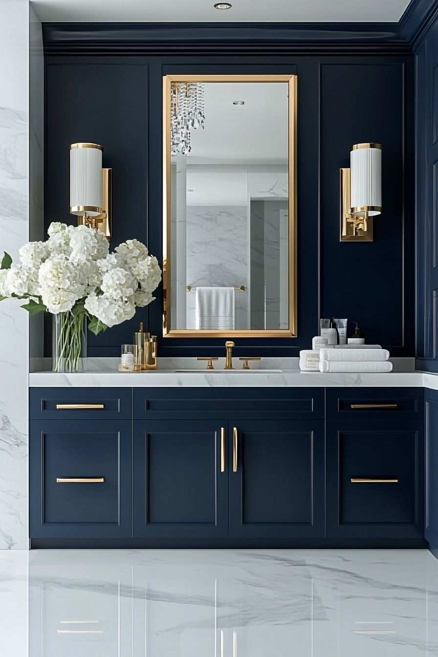 Roys Ahşap 149 Özel İmalat Modern Banyo Ünitesi