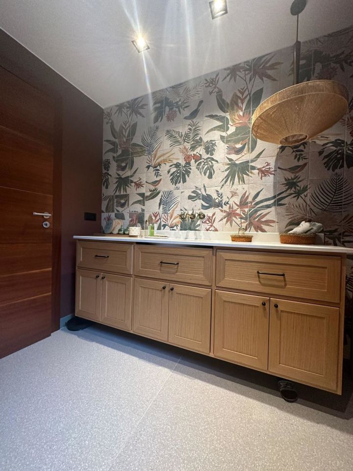 Roys Ahşap 219 Özel İmalat Modern Banyo Ünitesi