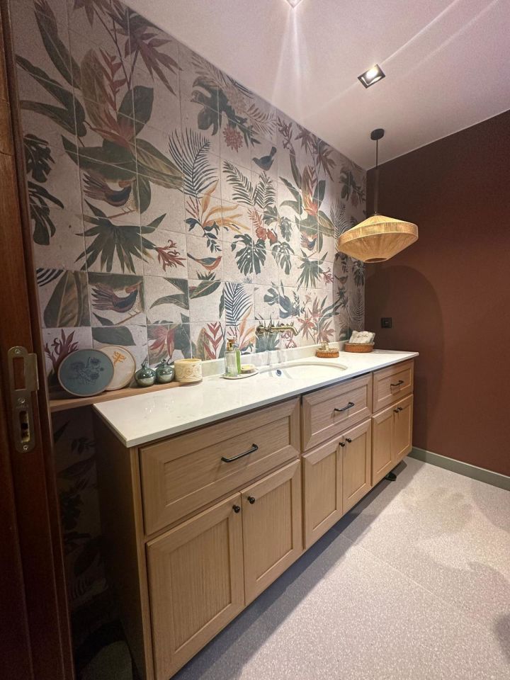 Roys Ahşap 219 Özel İmalat Modern Banyo Ünitesi
