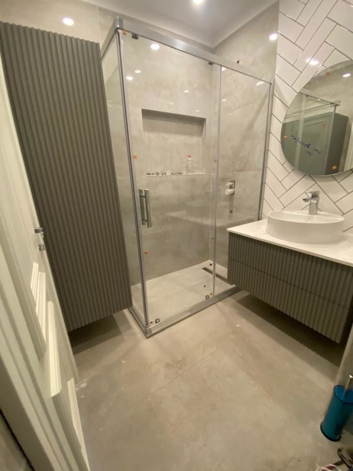 Roys Ahşap 221 Özel İmalat Modern Banyo Ünitesi