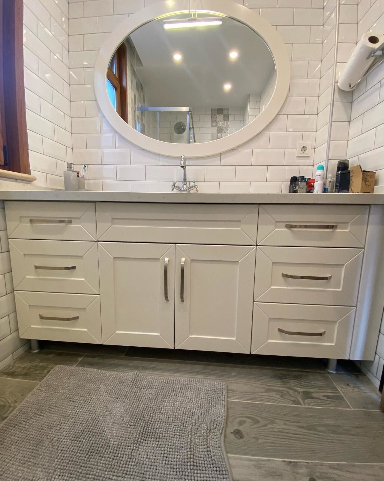Roys Ahşap 228 Özel İmalat Modern Banyo Ünitesi