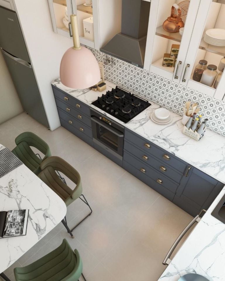 Roys Ahşap 235 Özel İmalat Modern Mutfak Ünitesi