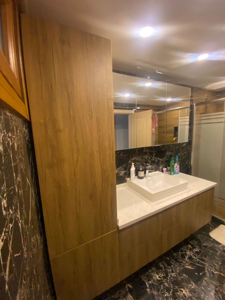 Roys Ahşap 236 Özel İmalat Modern Banyo Ünitesi