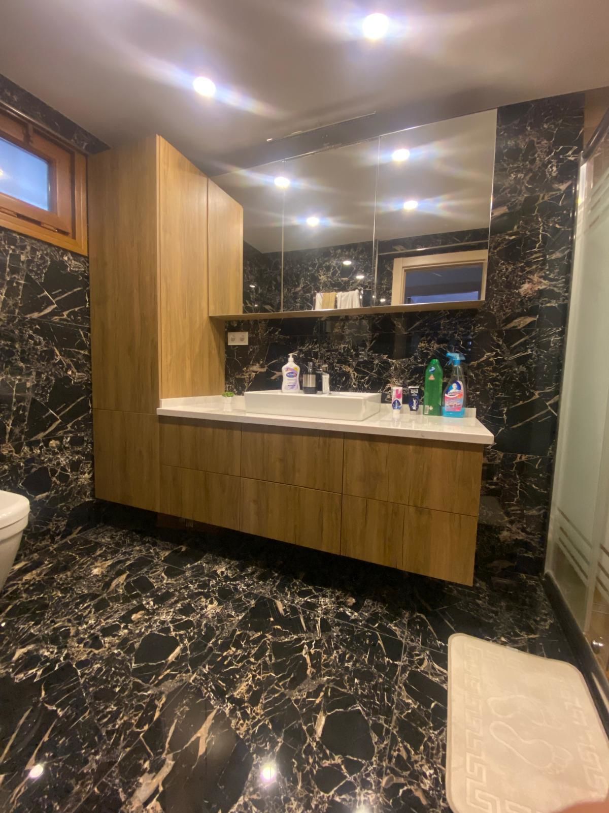 Roys Ahşap 236 Özel İmalat Modern Banyo Ünitesi