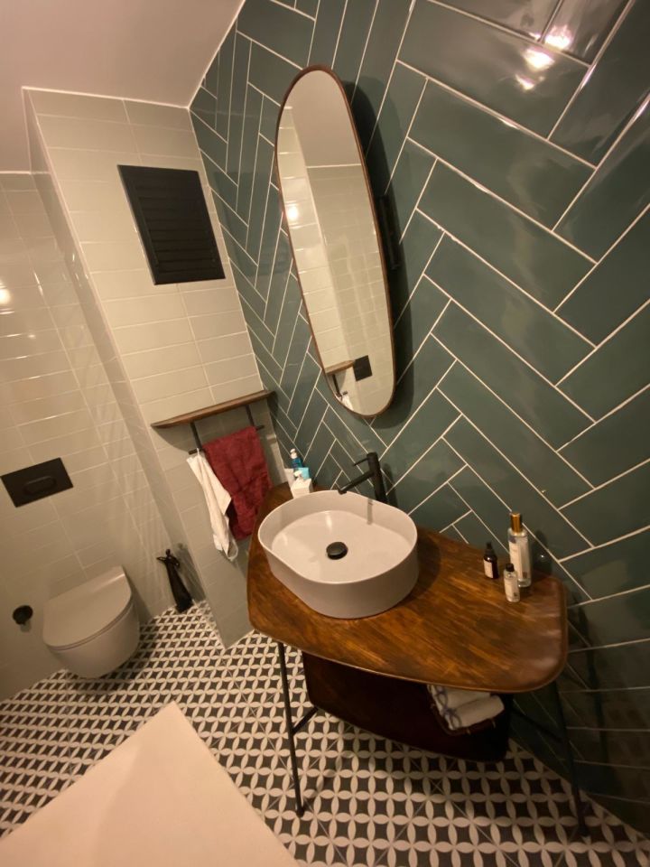 Roys Ahşap 243 Özel İmalat Modern Banyo Ünitesi